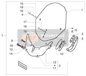 935119, Kit Halter Ohne Windschutzsche, Piaggio, 0