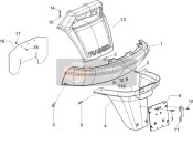 577249000C, Couvercle X9 Evo, Piaggio, 2