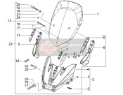 622307, Windscherm Bovenste Een Deel, Piaggio, 0