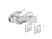 497593, Set Of Gaskets For Engine Overhaul, Piaggio, 1