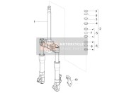 Fork / Head Tube - Fifth Wheel Assembly