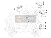 Interruttori del telecomando - Batteria - Corno