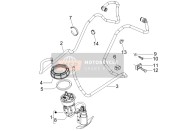 623657, Tubo Ritorno Carb.Compl.Di  Raccordi, Piaggio, 1