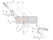 CM293401, Left Hand Grip With Rear Brake Lever, Piaggio, 2