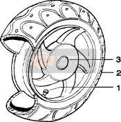 Roue arrière