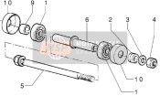 Pièces de composants de roue avant - (Version de frein à disque)
