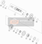 75030085100, Retaining Bracket Crankshaft Bearing, KTM, 2