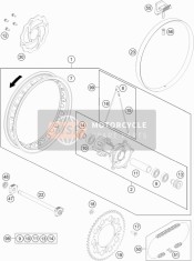 46310084100, Chain Tension Adjuster, Right, KTM, 0