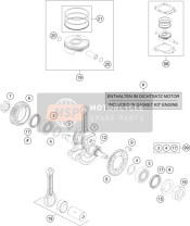 6946005, Woodruff Key 5X6,5 Harded, KTM, 0