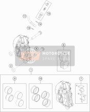 76942106000, Brake Line, Brake Caliper, Front, KTM, 0