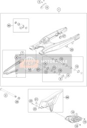 7810407010004, Chain Guide Exc Orange, KTM, 0