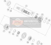 0625062054, Ball Bearing 6205 C3 Ntn, KTM, 0