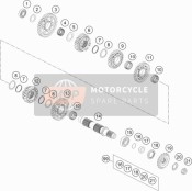 63633015000, Sliding Gear 5TH Gear, KTM, 0