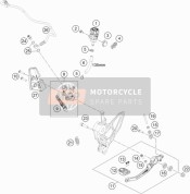 63503039051, Rear Master Cylinder Guard, KTM, 1