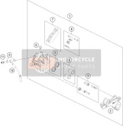 Bremssattel hinten