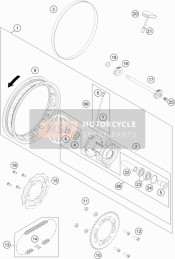 45410084000, Chain Tension Adjuster Right, KTM, 0