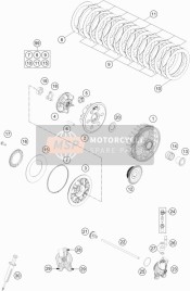 0910001801000S, Nut M18X1.5 Precote, KTM, 2