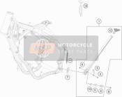 79003023050, Side Stand Stop Plate, KTM, 0