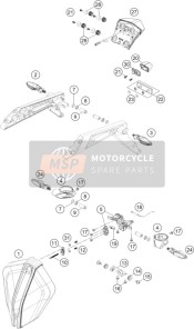 60314025000, Turn Signal Front Left/rear Right, KTM, 2
