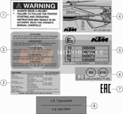 C90707098000, Sticker ''Owners Manual'', KTM, 0