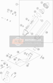 0025080256, Vite M8X25, KTM, 3