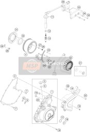 90130001000, Ondersteuning Freewheel Koppeling, KTM, 1