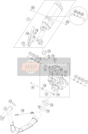 95805051010, Exhaust Pipe Clamp, KTM, 0