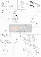 51702010044, Housing Throttle Twist Grip Cpl., KTM, 2
