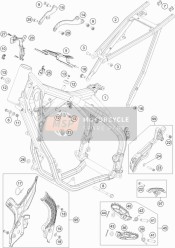 58111076000, Cable Support Khs Nr.150-47610, KTM, 4