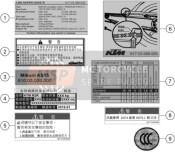61703098000, Sticker Technical Information, KTM, 0