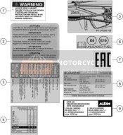 63703097000, Sticker Technical Information, KTM, 1