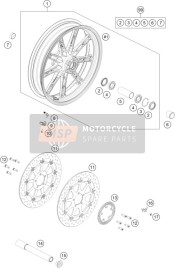 61709A04044, Front Wheel Cpl. 3,5X17 ""Brabus"", KTM, 0