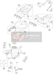 64107955110, Pad For Passenger Seat Cover, KTM, 1