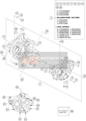 79130099000, Engine Sealing Kit 250 Enduro, KTM, 0
