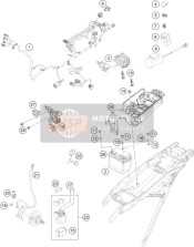A46011083000, Connector Support, KTM, 0