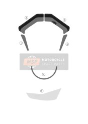 94808096020, Sticker Headlight Mask Bottom Right, KTM, 0