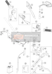 61711070300, LEFT-HAND Combination Steering Switch, KTM, 0