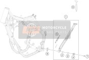 A46003025000, Side Stand, Rubber Strap, KTM, 0