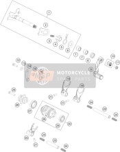 A42034031000, Gear Shift Lever Complete, KTM, 1