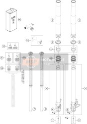 RP10048T, Seal Kit 48mm Skf Black, KTM, 0