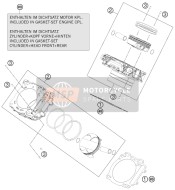 60630038100, Cylinder And Pistoin Assy, KTM, 0