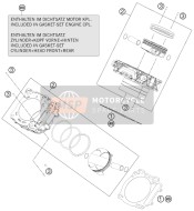 6913003830024, Zylinder Und Kolben Kpl., KTM, 0