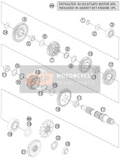 60333011000, Ingranaggio 1 Sec., KTM, 0