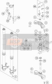 R14038, REPAIR-KIT Steering Damper, KTM, 1