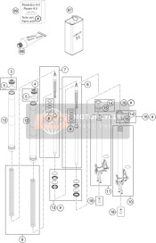 Front Fork Disassembled