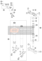 Tenedor frontal, Abrazadera triple