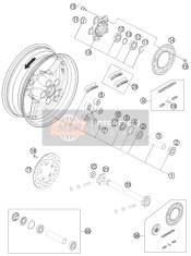 Roue arrière