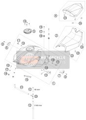 69008026060, Washer RC8, KTM, 1