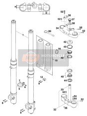 50301038000, Stuur Klem D=22mm 2001, KTM, 1