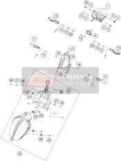 93014024110, Screw M4X14, KTM, 0